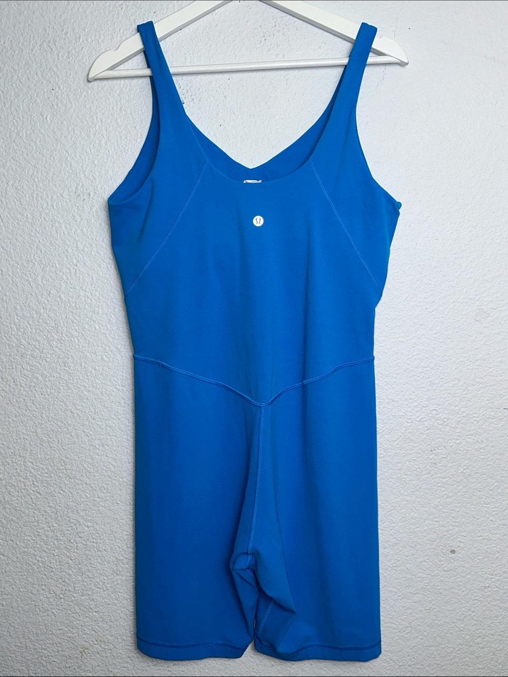 Lululemon Align Jumpsuit 8” Poolside Blue Sleeveless Active Athleisure Size 12